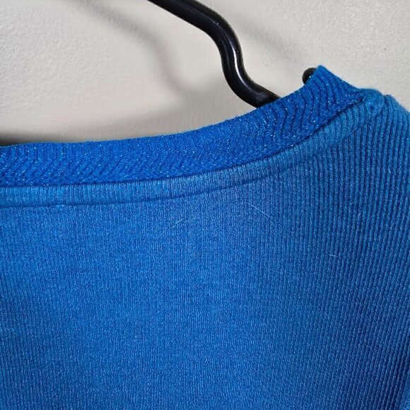 FDJ Women's Crew Neck Long Sleeve Top with Sparkle Trim Size Small - Picture 5 of 6